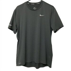 Nike Men's Dark Gray Dri-fit Running Shirt Size Large